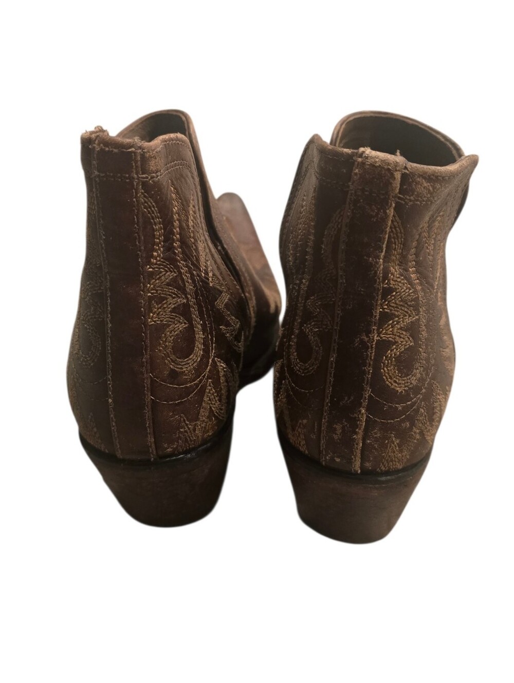Ariat Dixon Western Ankle Boot - Brown - Picture 4 of 7